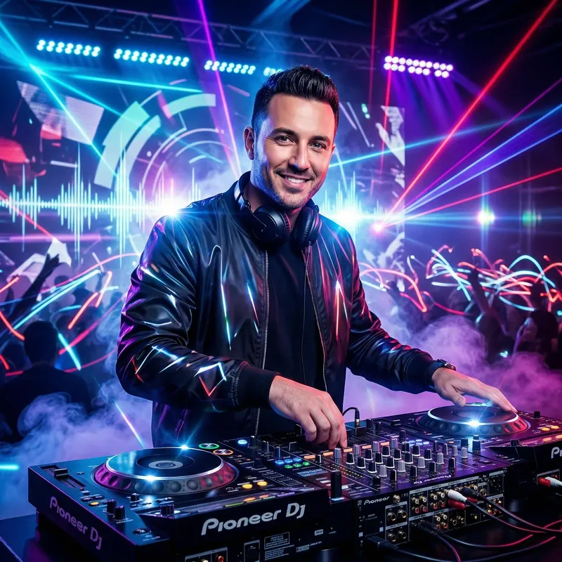 Stylish DJ Portraits | Unique & Artistic Designs