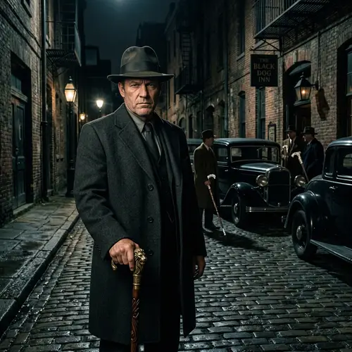 Gangster Vibes: Vintage Style Image Transformation