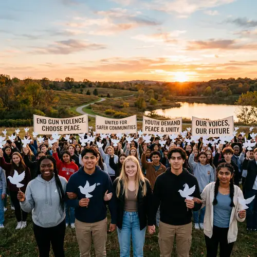 United Against Youth Gun Violence: A Peaceful Protest