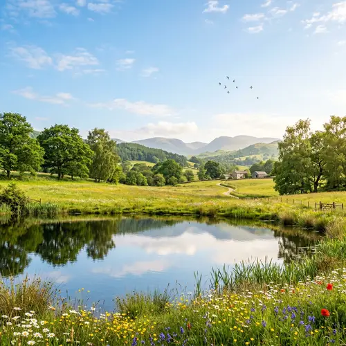 Tranquil Landscape of Peace and Harmony