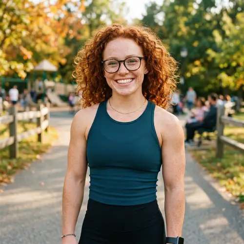 Distinctive Beauty: 21-Year-Old American Woman