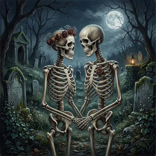 Skeletons in Love: A Creepy Romance