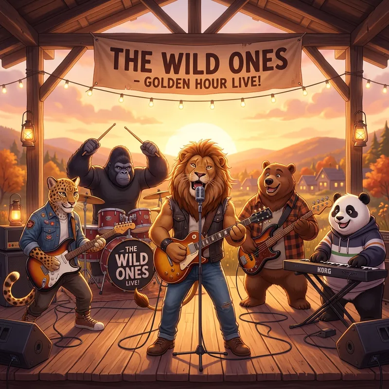 Viral Anime Rock Band in 4K - Pixar Inspired