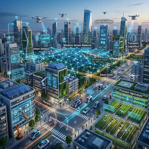 Futuristic Smart City with IoT Technologies