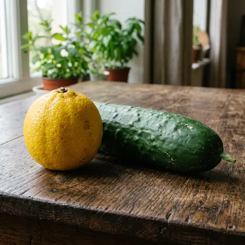 Vibrant Lemon and Fresh Cucumber - Natural Bounty Image