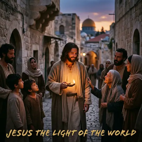 Jesus the Light of the World - Inspirational Art