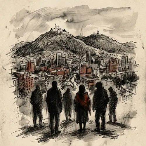 Hand-Drawn Bogotá: Shadows of the Forgotten