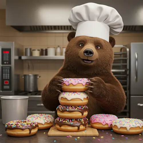 Oso Chef: Mastering Donuts with a Twist