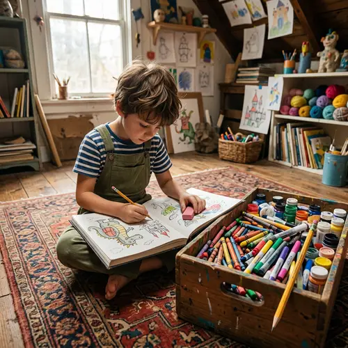 Leo's Ambitious Artistry: The Magic Pencil