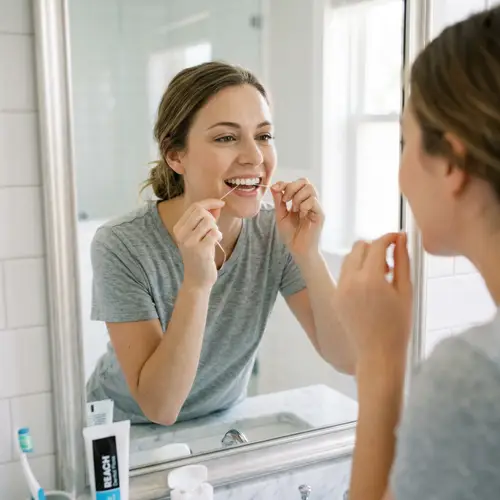 White Dental Floss for Perfect Oral Care