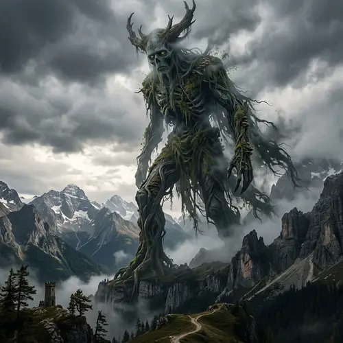 Decaying God Taller Than a Mountain