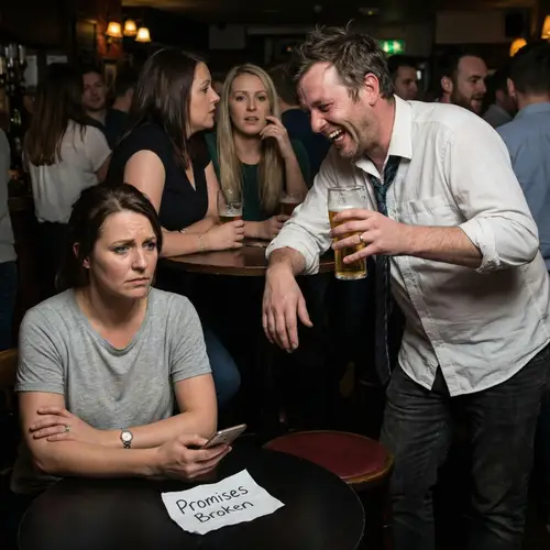 Negative Depiction of a Disrespectful Husband