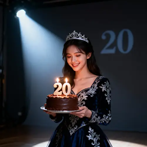 Cinematic 20th Birthday Portrait of a Young Woman