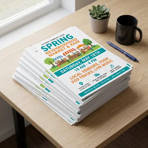 A4 Size Fliers - Custom Designs for Impactful Marketing