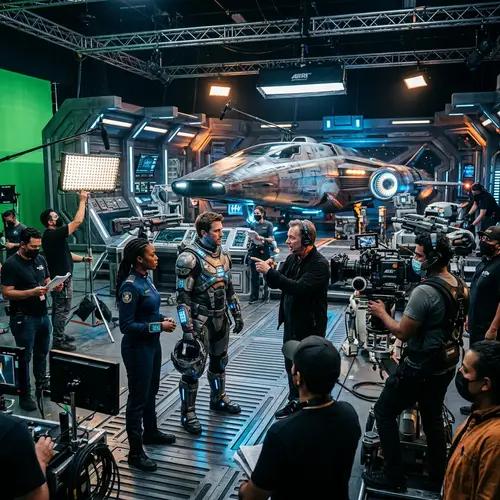 Futuristic Sci-Fi Movie Production | Advanced Set & Props