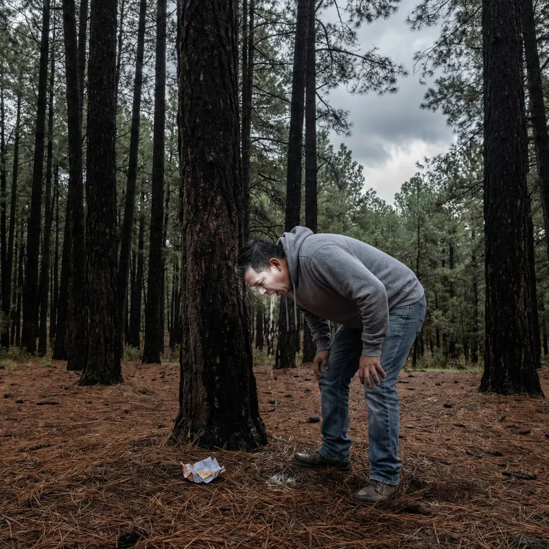 Colleague Vomiting in Pine Grove After Taking Powerful Ketamine Line