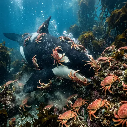 Crabs vs Orca: Epic Underwater Battle