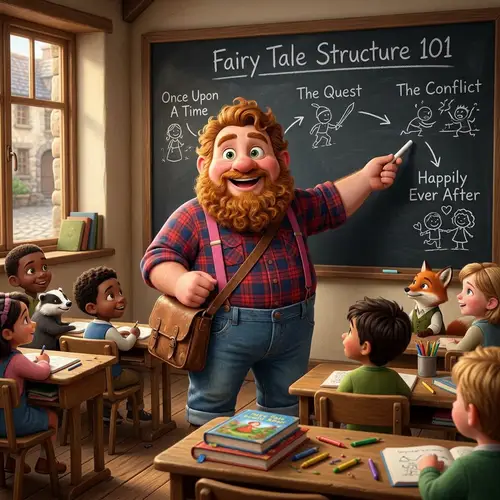 Unique and Amusing Fairy Tale Character Teaching Class