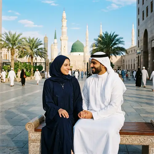 Romantic Moments in Madinah, Saudi Arabia