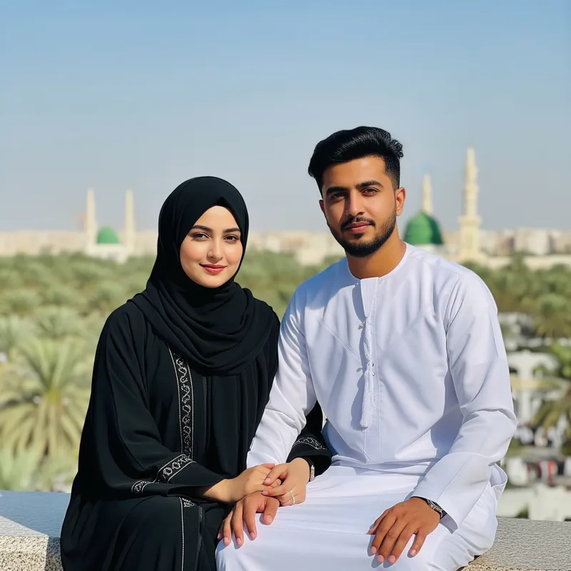 Romantic Moments in Madinah, Saudi Arabia