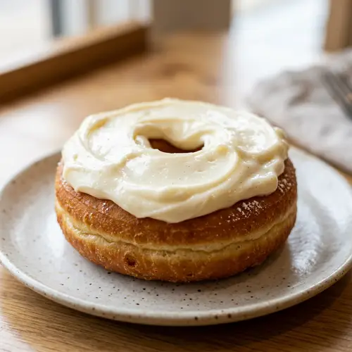 Cream Cheese Doughnut | Golden Brown Finish