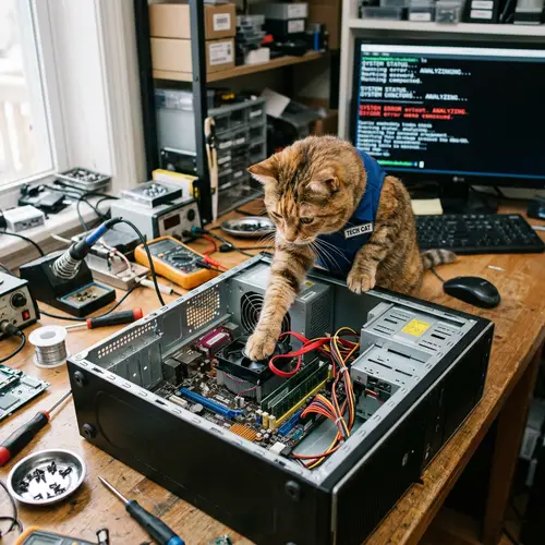 Cat Repairs PC: Feline Tech Support