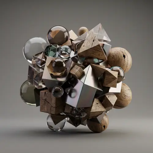 Shpalognomik - Abstract Concept Visualized with Geometric Shapes