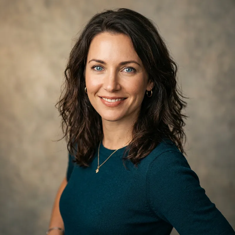 Stunning Studio Portrait of Confident Woman