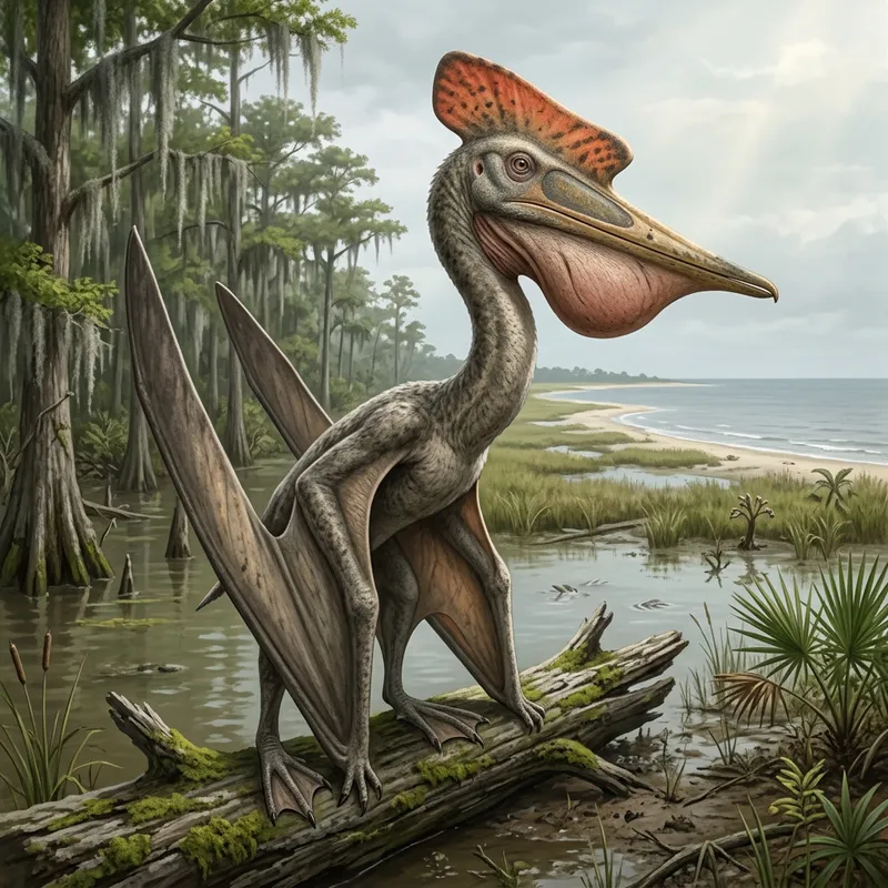 Pelican-Like Pterosaur: Unique Swamp Dinosaur