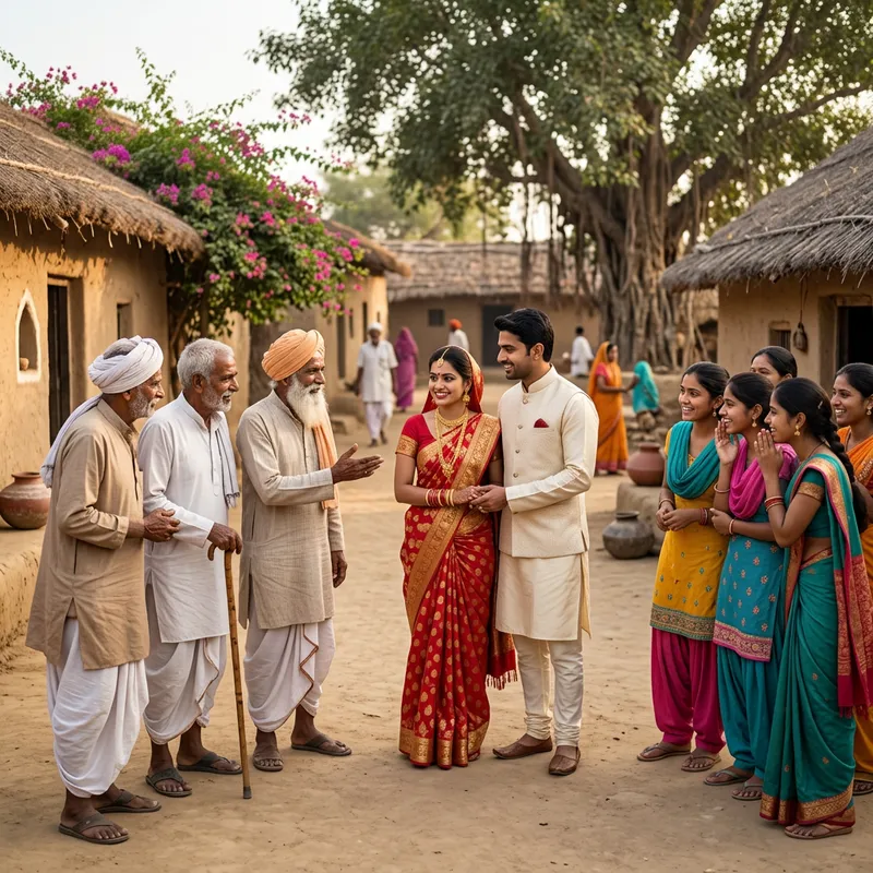 Admiration of Love: Village Elders and Youth Admiration of Love: Village Elders and Youth