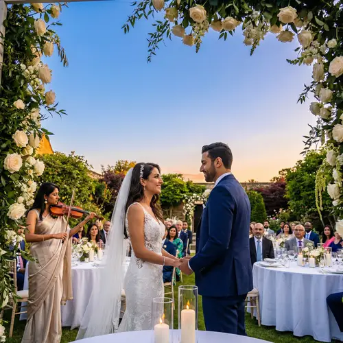 Romantic Outdoor Wedding Setting | Eternal Love Vows
