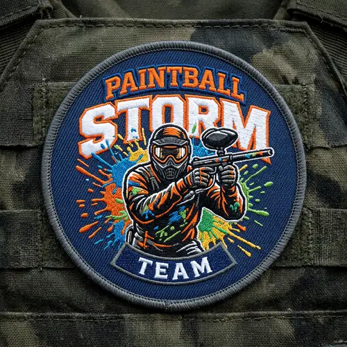 Custom Paintball Team Patches