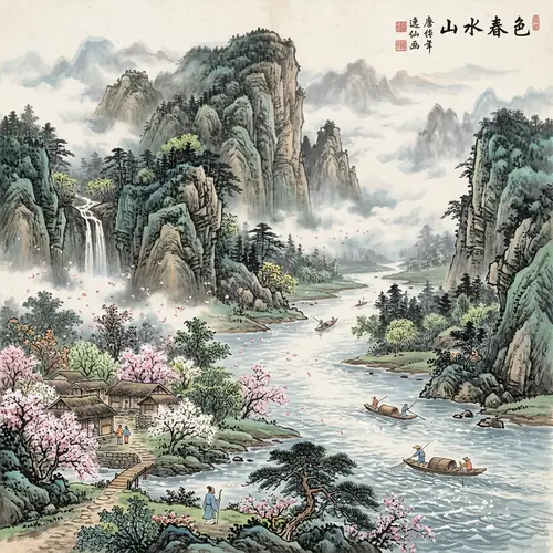 Traditional Chinese Landscape Painting: 'Shanshui'