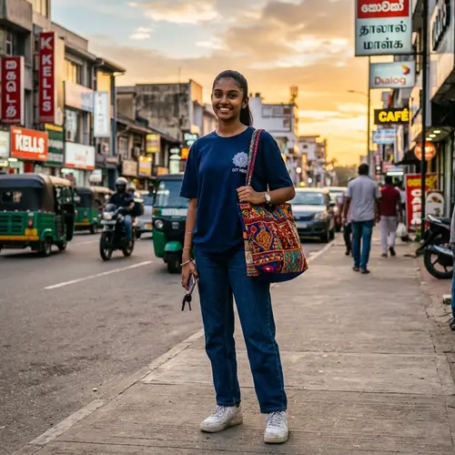18-Year-Old South Asian Girl's Urban Casual Style