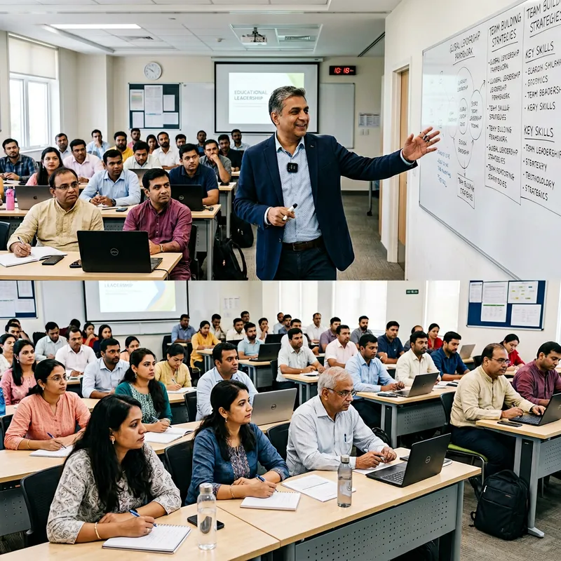 Leadership Training Session in South Asian Classroom