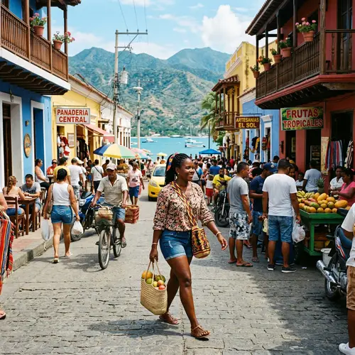 A Day in Santa Marta, Colombia: Vibrant Scenes of Local Life