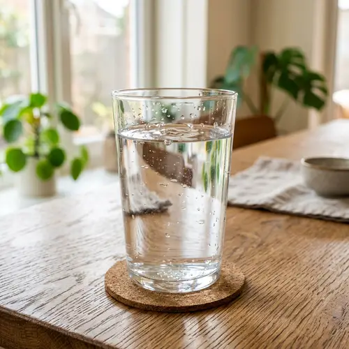 Refreshing Water in a Glass - Quench Your Thirst