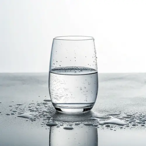 Refreshing Water in a Glass - Quench Your Thirst