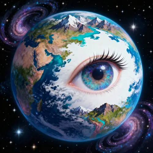 Mystical Eye Planet: A Celestial Wonder
