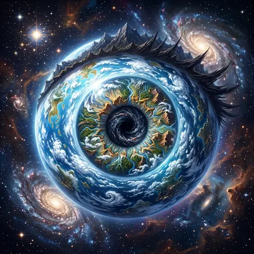 Mystical Eye Planet: A Celestial Wonder