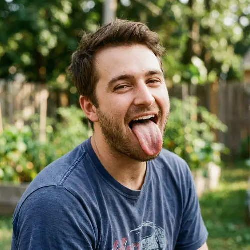 Open Tongue Out – Fun Expressions