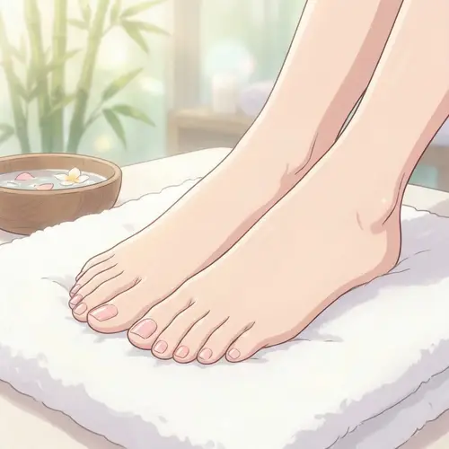 Stylish Anime Women's Pedicure for Self-Care
