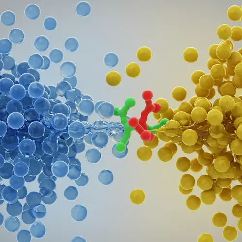 Water and Oil Surfactant Illustration