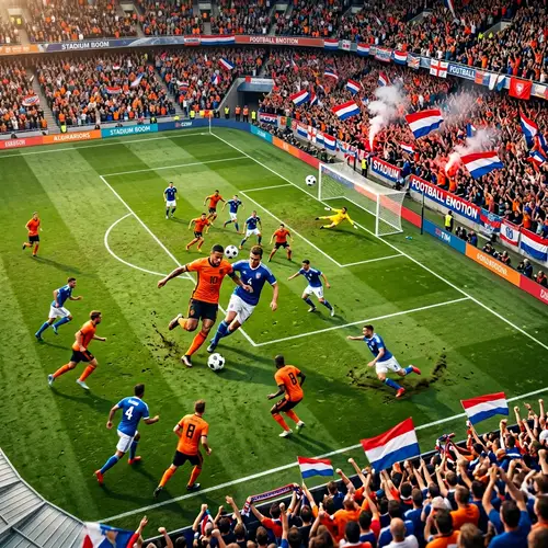 Dynamic Football Match in 4K Resolution