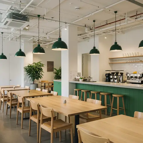 Modern Minimalist Co-Working Café | Productivity Hub