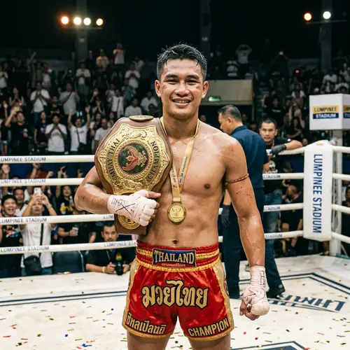 Handsome Thai Boxer: Champion Status