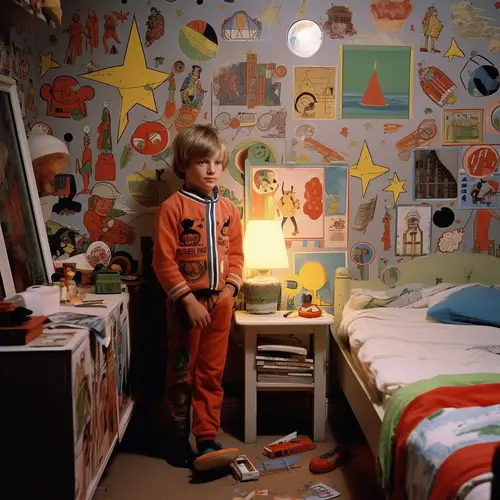 Creative 1980s Bedroom for Kids