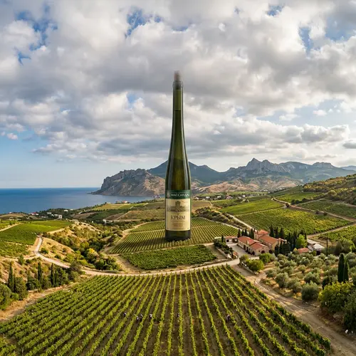 Breathtaking Crimean Landscape with Iconic Bottle