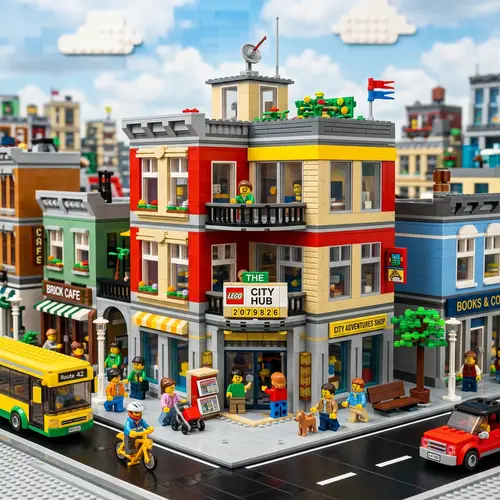 Vibrant Lego Style Photo Collection