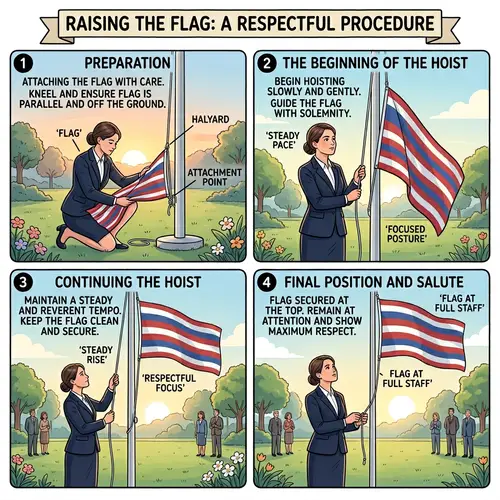Step-by-Step Guide: How to Raise a Country Flag